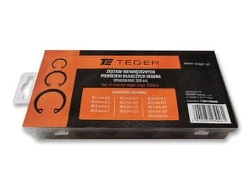 shumee Komplet notranjih varovalnih obročev TEGER (naprodaj v kompletih po 300)