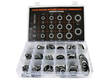 shumee Set kovinsko-gumijastih podložk z vodili, 205 kos, TEGER