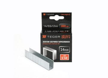 shumee Set tapetniških sponk HEAVY DUTY (tip G/140) 14/10,6/1,2 mm / 1000 kos / TEGER