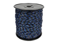 shumee Pletena vrvica za električni polnilec 3mm, 3x0,50mm SS črno modra 200m, Royal Farm