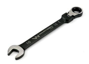 shumee 16 mm viličasti ključ z ragljo, 72 zobmi in Waryńskim zglobom