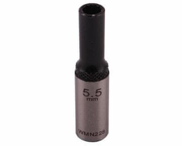 shumee 1/4" dvojni šestrobi nastavek. 5,5 mm. dol. CrV50BV30. DIN 3124. Waryński