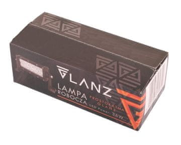 shumee Pravokotna delovna svetilka 36W 12 LED GLANZ