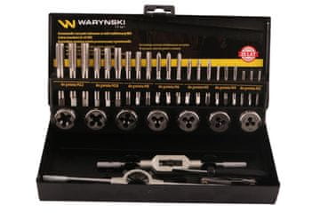 shumee Komplet rezil in navojev iz jekla HSS M3-M12 32 el Waryński