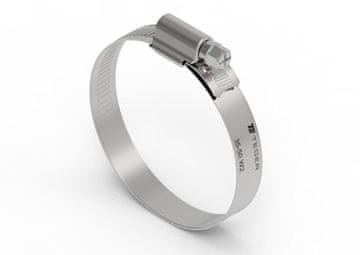 shumee Ojačana objemka 35-50 (32-50) polžni pogon (objemka W2 - nerjaveče jeklo) širina 12 mm (pretisni omot) TEGER (naprodaj v paketih po 6)