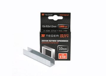 shumee Set tapetniških sponk HEAVY DUTY (tip G/140) 10/10,6/1,2 mm / 1000 kos / TEGER