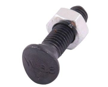 shumee Komplet polkrožnih vijakov z lamelom M10x35 mm razreda 8,8 Waryński (naprodaj v kompletih po 25)