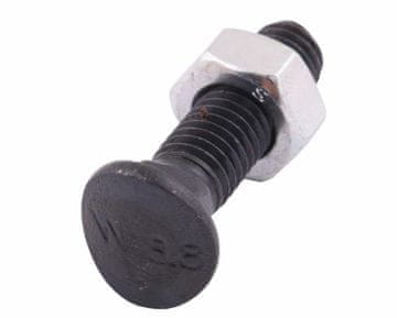 shumee Komplet polkrožnih vijakov z lamelom M10x48 mm razreda 8,8 Waryński (naprodaj v kompletih po 25)