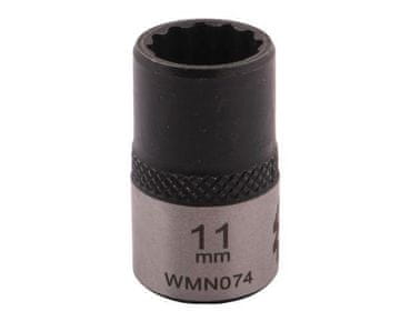 shumee 3/8" nastavek šesterokotni. 11 mm. CrV50BV30. DIN 3124. Waryński