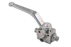 shumee 3-potni hidravlični krogelni ventil 3/2 M14x1,5 08L z montažnimi luknjami 500 bar Waryński