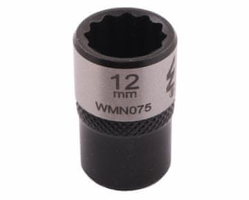 shumee 3/8" nastavek šesterokotni. 12 mm. CrV50BV30. DIN 3124. Waryński