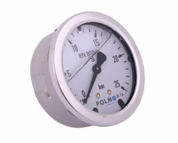shumee Glicerinski manometer M63 0-25 bar zadnji priključek G1/4" POLMO
