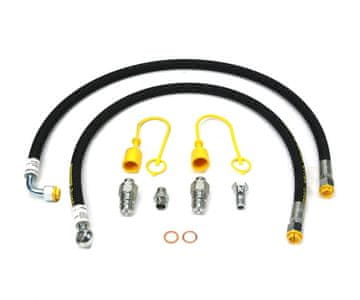 shumee Komplet cevi, hitrih spojk EURO in pritrdilnih elementov - za hidravlične centralne priključke 330 bar Waryński