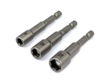 shumee Set nasadnih ključev z držalom orodja 6. 8. 10 mm dolžina 65 mm Waryński