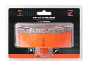 shumee Diamantna vrtalna žaga z vpenjalno glavo M14/125 mm / TEGER