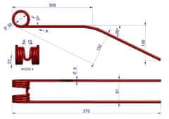 shumee Zgrabljalnik za Claas 9554830 Waryński
