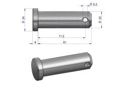shumee Spodnji zatič vzvodnega zgloba 80450096 88450083 C-385 ORIGINAL URSUS