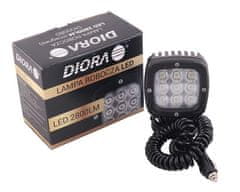 shumee Aluminijasta delovna svetilka 9 dioda 2800Lm nosilec magneta DIO008 LED DIORA