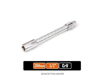 shumee 1/2" podaljšek ključa, gibljiv, 200 mm / TEGER