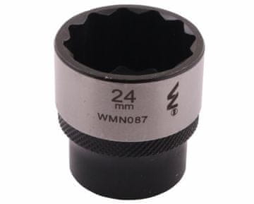 shumee 3/8" nastavek šesterokotni. 24 mm. CrV50BV30. DIN 3124. Waryński