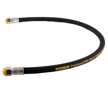 shumee Hidravlična cev 275 bar DKR/DKR navoj 1/2"" BSP ravna L-1000mm DN12-2SN (C11C11/211/13-1000) 27,5 Mpa
