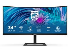 Philips 346E2CUAE 34" VA WQHD 100Hz USB-C ukrivljen monitor 