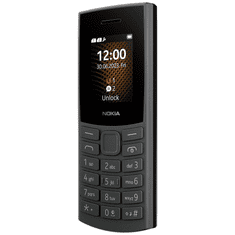 Nokia 105 TA-1691 (2024) 2nd Gen. telefon na tipke Dual sim 4G - črna