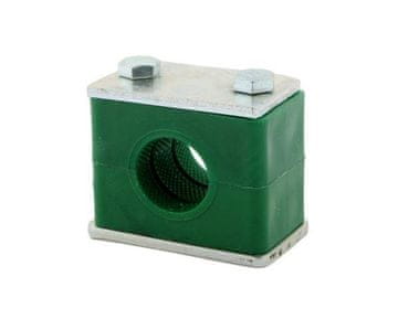 shumee Celotno enojno držalo (objemka) za cevi/cevi/kable - velikost 15mm