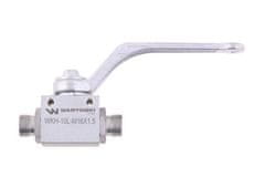 shumee 2-potni hidravlični krogelni ventil 2/2 M16x1,5 10L z montažnimi luknjami 500 bar Waryński