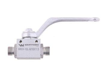 shumee 2-potni hidravlični krogelni ventil 2/2 M16x1,5 10L z montažnimi luknjami 500 bar Waryński