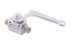 shumee 2-potni hidravlični krogelni ventil 2/2 M16x1,5 10L z montažnimi luknjami 500 bar Waryński