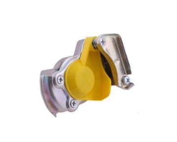 shumee Mehki zračni priključek z ventilom, rumen, dvokrožni, 16x1,5 POLMO