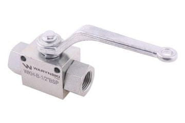 shumee 2-potni hidravlični krogelni ventil 2/2 - 1/2" BSP z montažnimi luknjami 500 bar Waryński