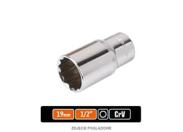 shumee Nasadni ključ 1/2"" dvanajstkraki dolžine 19 mm / TEGER