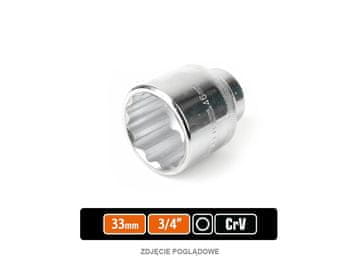 shumee Ključ nasadni 3/4"" dvanajstkraki 33 mm / TEGER