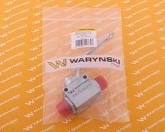 shumee 2-potni hidravlični krogelni ventil 2/2 M22x1,5 15L z montažnimi luknjami 500 bar Waryński