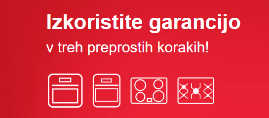 IZKORISTITE GARANCIJO V TREH PREPROSTIH KORAKIH!