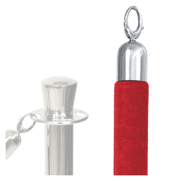 Securit by Vermes USMERJEVALNA vrv RDEČE barve Chrome Classic RSCLRPCHRD