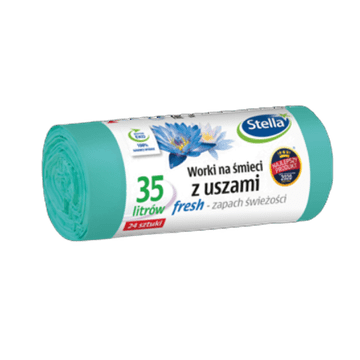 shumee Vrečke za smeti ST z ročaji FRESH svež vonj 35L 24 kosov