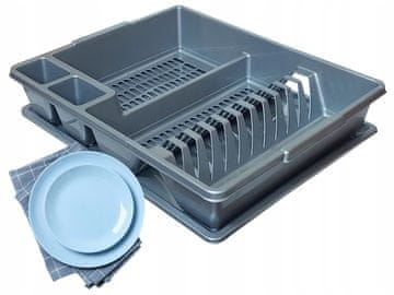 shumee Odcejalnik za posodo z odcejalnikom - SREBRNI Bentom