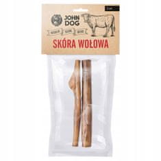 shumee Žvečljive pasje palčke iz posušene goveje kože, zaklad, 2 kosa, John Dog