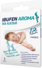 shumee IBUFEN AROMA aromatični obliži za otroke za izcedek iz nosu Polpharma 5 obližev