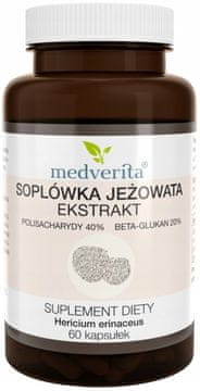 shumee MEDVERITA Levja griva 500 mg užitna goba PREBAVA 60 kapsul