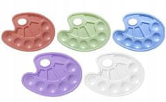 shumee SLIKARSKA PALETA 17X23 CM PLASTIČNA MEŠANA BARVA 5180