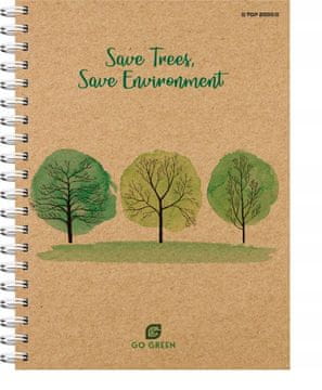 shumee WHEELBOOK A4/80K MREŽA MEŠANA ZELENA 400155221 A'5