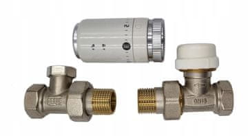 shumee KOMPLET TERMOSTATSKIH RADIATORJEV RAVNI 1/2 PALCEV KIRA