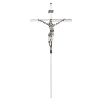 shumee Viseči križ iz nikljevega srebra 31 cm