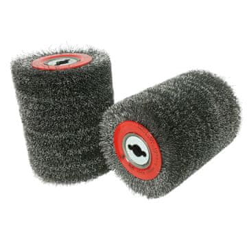 shumee Žična krtača za staranje lesa iz jeklene žice za ščetkalski stroj MAKITA 100x120x13,5 mm