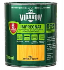 shumee VIDARON ZAŠČITNA IN DEKORATIVNA IMPREGNACIJA, KI TVORI FILM ZLATI BOR V02 0,7 L