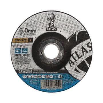 Norton BRUSILNI DISKI ZA KOVINO 125x6x22 mm ATLAS